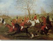 unknow artist Classical hunting fox, Equestrian and Beautiful Horses, 074. china oil painting reproduction